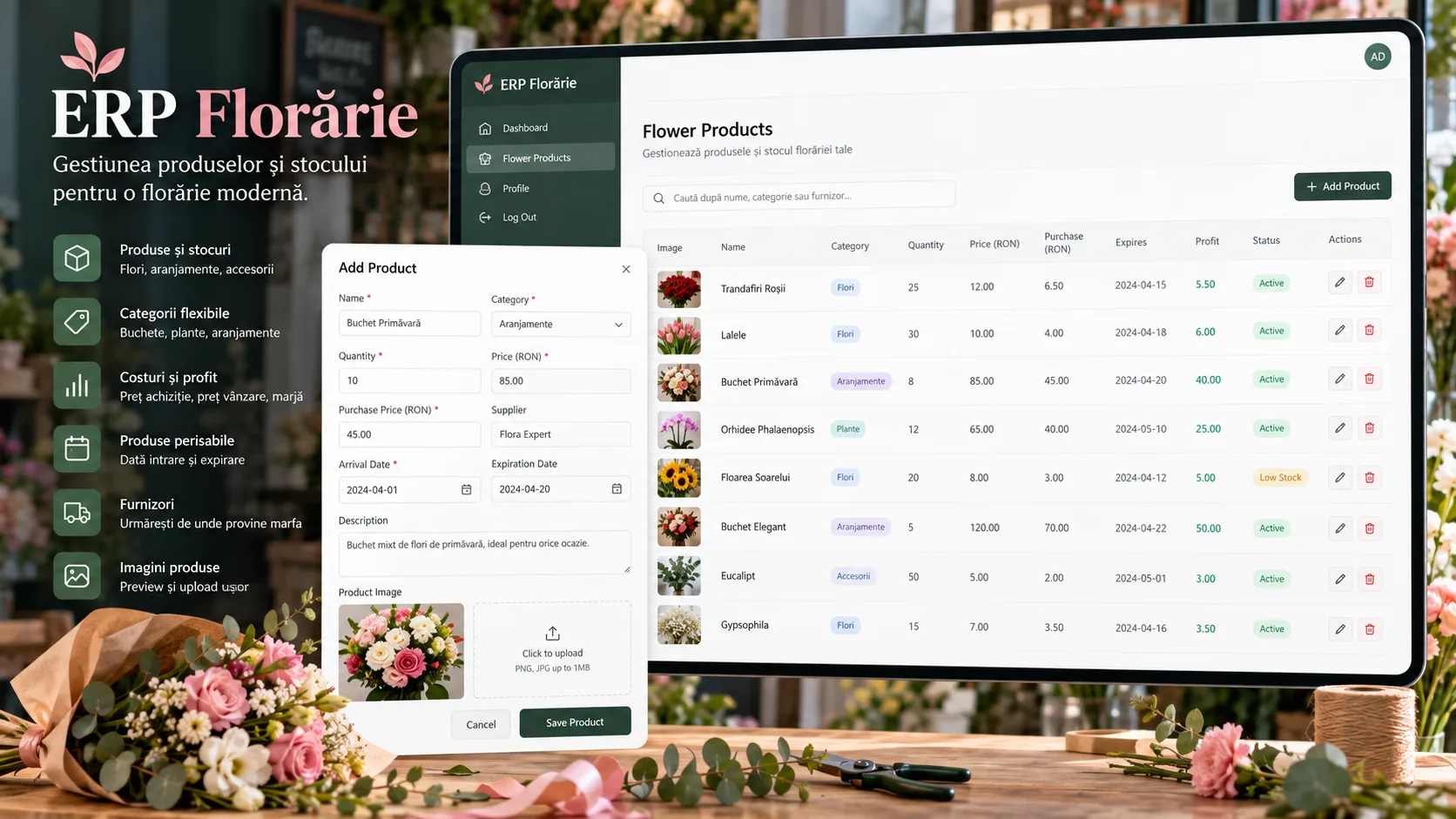 Flower Shop ERP