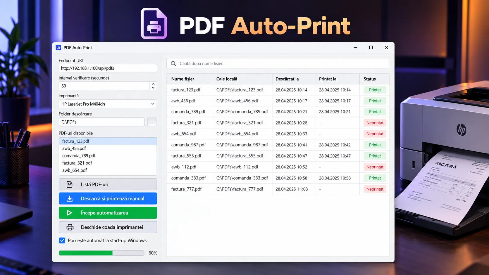 PDF Auto-Print